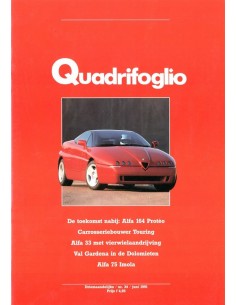 1991 ALFA ROMEO QUADRIFOGLIO MAGAZINE 34 NEDERLANDS