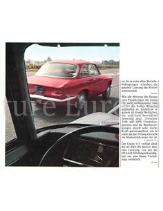 1965 ALFA ROMEO GIULIA SPRINT GT / GTC BROCHURE 2