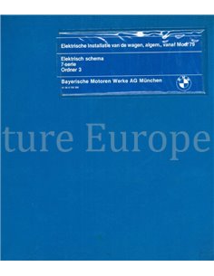 1979 7-ER REIHE (E23) ELEKTRIK SCHALTPLAN NIEDERLÄNDISCH