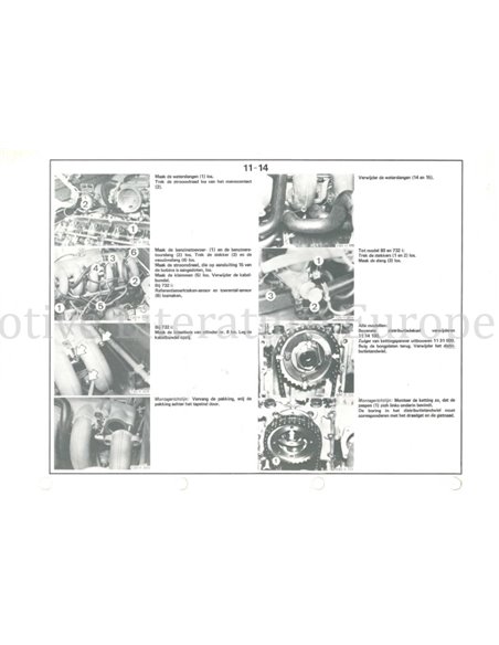 1980 BMW 728 | 730 | 735i (E23) WERKSTATTHANDBUCH NIEDERLÄNDISCH