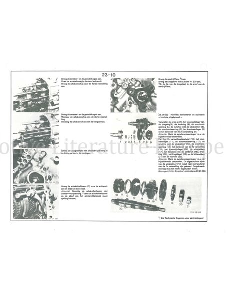 1980 BMW 728 | 730 | 735i (E23) WERKSTATTHANDBUCH NIEDERLÄNDISCH