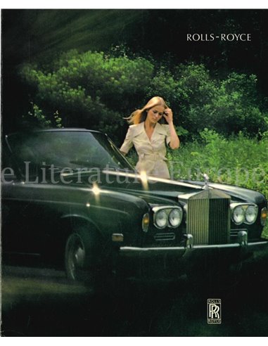 1972 ROLLS ROYCE RANGE BROCHURE ENGELS (USA)