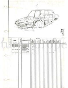 1970 BMW 2500 | 2800 | 3.0 S (E3) SPARE PARTS CATALOG MULTI 2