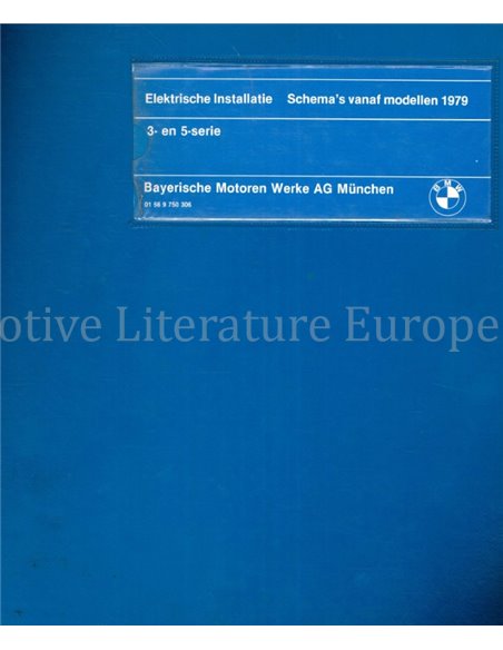 1979 BMW 3-SERIES | 5-SERIES ELECTRICAL WIRING DIAGRAM DUTCH