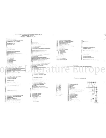 1979 BMW 3-SERIES | 5-SERIES ELECTRICAL WIRING DIAGRAM DUTCH