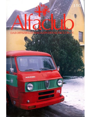 1995 ALFA ROMEO ALFCLUB DUITSLAND MAGAZINE DUITS