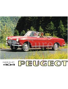 1965 PEUGEOT 404 CABRIOLET | COUPE PROSPEKT NIEDERLÄNDISCH