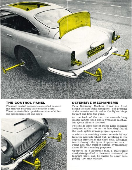 1965 ASTON MARTIN DB5 PROSPEKT ENGLISCH
