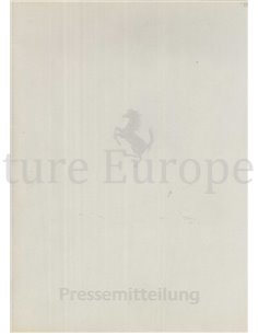 1982 FERRARI RANGE PRESSKIT GERMAN