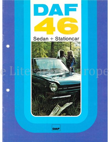 1974 DAF 46 SEDAN | STATIONCAR BROCHURE NEDERLANDS
