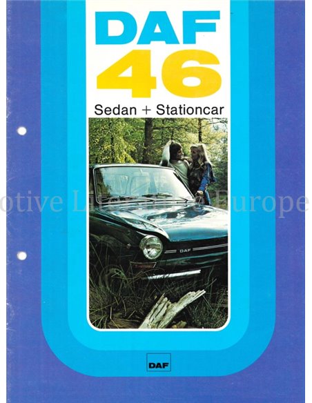 1974 DAF 46 SEDAN | STATIONCAR PROSPEKT NIEDERLÄNDISCH