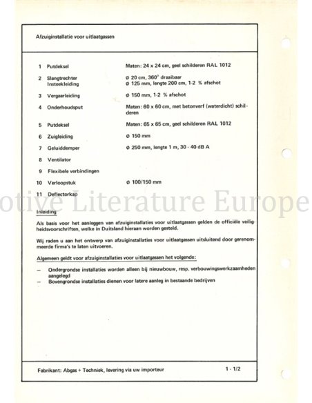 1980 BMW WERKPLAATSINRICHTING NEDERLANDS