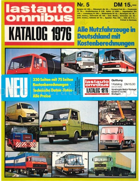 1976 LASTAUTO OMNIBUS JAHRBUCH 5 DEUTSCH 