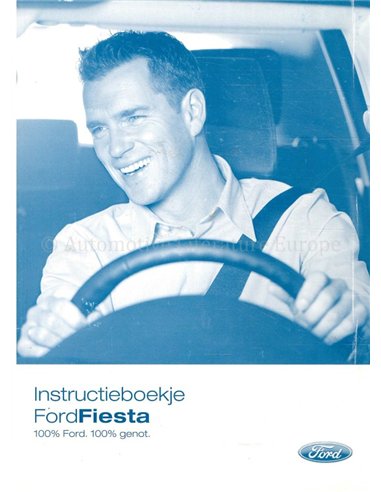 2005 FORD FIESTA BEDIENUNGSANLEITUNG NIEDERLÄNDISCH