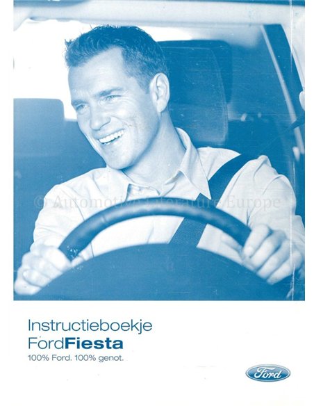 2005 FORD FIESTA BEDIENUNGSANLEITUNG NIEDERLÄNDISCH