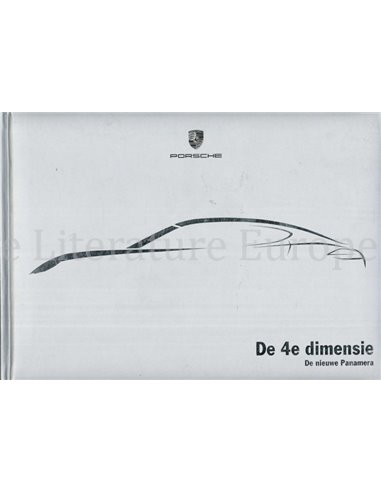2010 PORSCHE PANAMERA HARDBACK BROCHURE DUTCH
