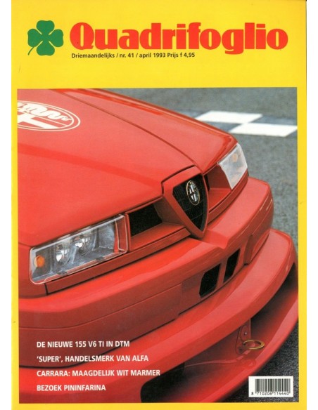 1993 ALFA ROMEO QUADRIFOGLIO MAGAZINE 41 NEDERLANDS