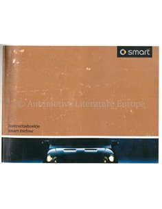 2006 SMART FORFOUR BETRIEBSANLEITUNG NIEDERLÄNDISCH