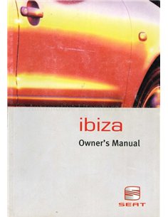2001 SEAT IBIZA BETRIEBSANLEITUNG ENGLISCH