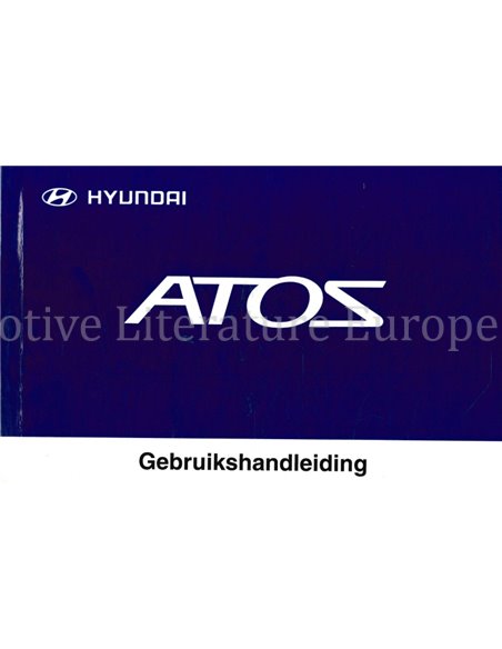 2006 HYUNDAI ATOS OWNERS MANUAL DUTCH