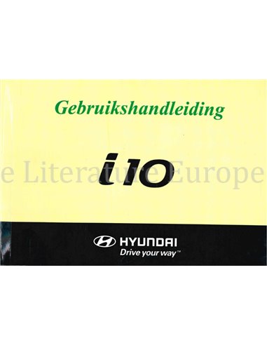 2008 HYUNDAI I10 OWNERS MANUAL DUTCH