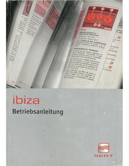 2003 SEAT IBIZA INSTRUCTIEBOEKJE DUITS