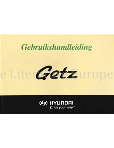 2006 HYUNDAI GETZ OWNERS MANUAL DUTCH