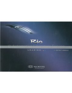 2005 KIA RIO OWNERS MANUAL DUTCH