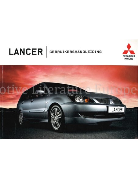 2005 MITSUBISHI LANCER OWNERS MANUAL DUTCH
