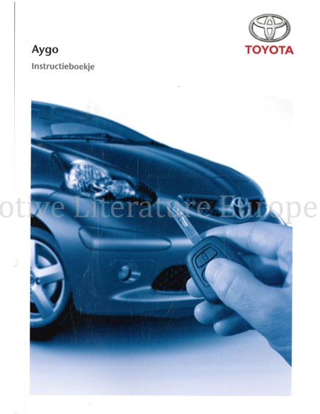 2005 TOYOTA AYGO BETRIEBSANLEITUNG NIEDERLÄNDISCH