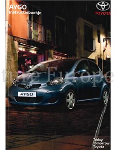 2008 TOYOTA AYGO INSTRUCTIEBOEKJE NEDERLANDS
