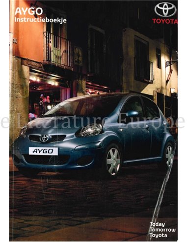 2008 TOYOTA AYGO BETRIEBSANLEITUNG NIEDERLÄNDISCH