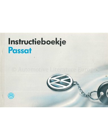 1994 VOLKSWAGEN PASSAT INSTRUCTIEBOEKJE NEDERLANDS