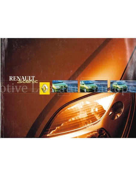 2001 RENAULT SCENIC BETRIEBSANLEITUNG NIEDERLÄNDISCH