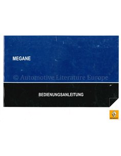 2013 RENAULT MÉGANE INSTRUCTIEBOEKJE DUITS