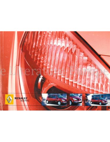 2005 RENAULT SCENIC INSTRUCTIEBOEKJE NEDERLANDS