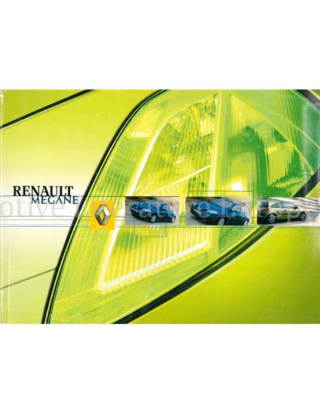 2002 RENAULT MEGANE OWNERS MANUAL DUTCH