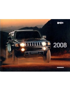 2008 HUMMER H3 BROCHURE ENGELS AUSTRALIE