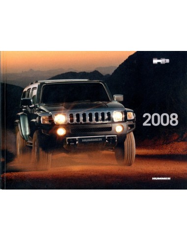 2008 HUMMER H3 BROCHURE ENGELS AUSTRALIE