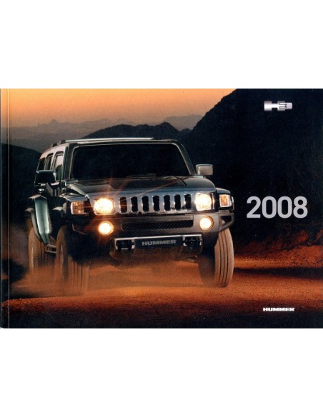2008 HUMMER H3 BROCHURE ENGELS AUSTRALIE