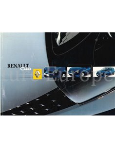 2002 RENAULT CLIO INSTRUCTIEBOEKJE NEDERLANDS