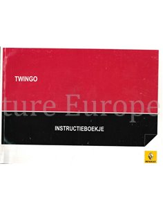2008 RENAULT TWINGO INSTRUCTIEBOEKJE NEDERLANDS