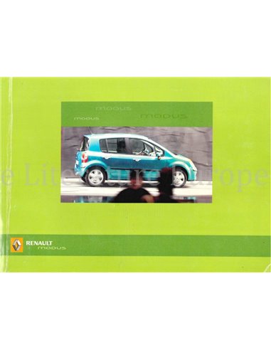 2005 RENAULT MODUS INSTRUCTIEBOEKJE NEDERLANDS