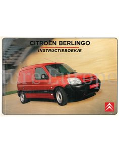2003 CITROEN BERLINGO OWNERS MANUAL  DUTCH