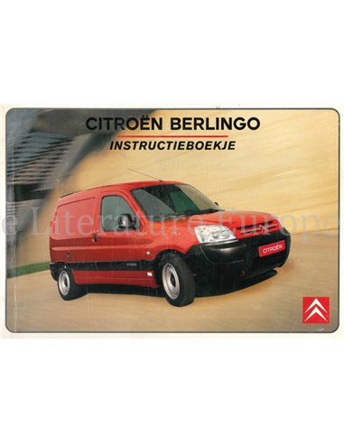 2003 CITROEN BERLINGO BETRIEBSANLEITUNG NIEDERLANDISCH