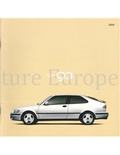 2000 SAAB 93 BROCHURE DUTCH