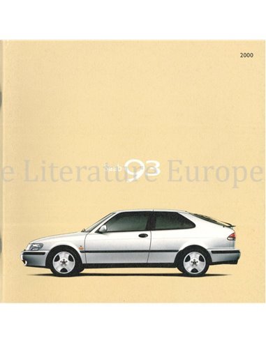 2000 SAAB 93 BROCHURE NEDERLANDS