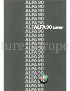 1985 ALFA ROMEO 90 SUPER BROCHURE ITALIAANS