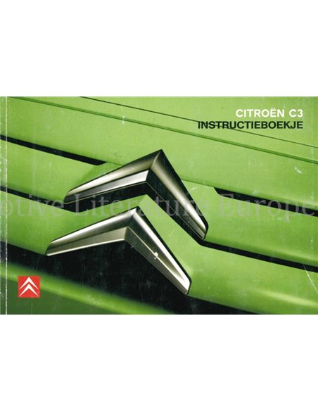 2006 CITROEN C3 INSTRUCTIEBOEKJE NEDERLANDS