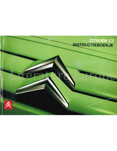 2006 CITROEN C3 INSTRUCTIEBOEKJE NEDERLANDS